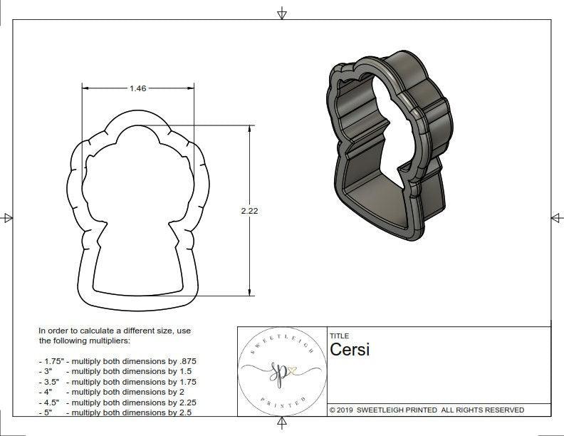 Cersei Cookie Cutter - Sweetleigh 