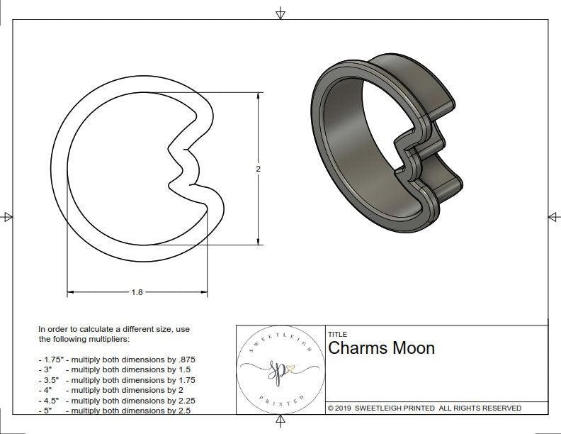 Charm Moon Cookie Cutter - Sweetleigh 