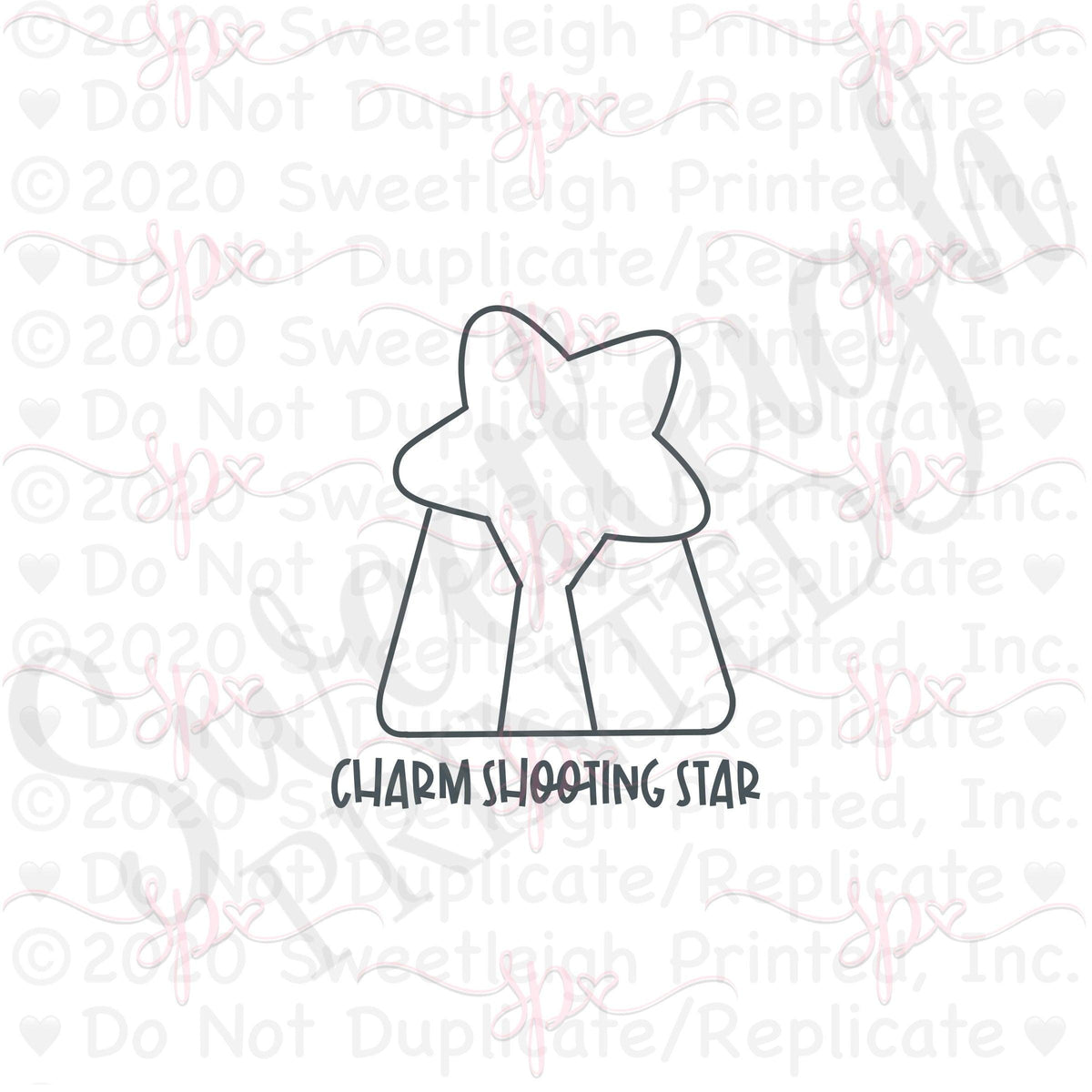 Charm Shooting Star Cookie Cutter - Sweetleigh 