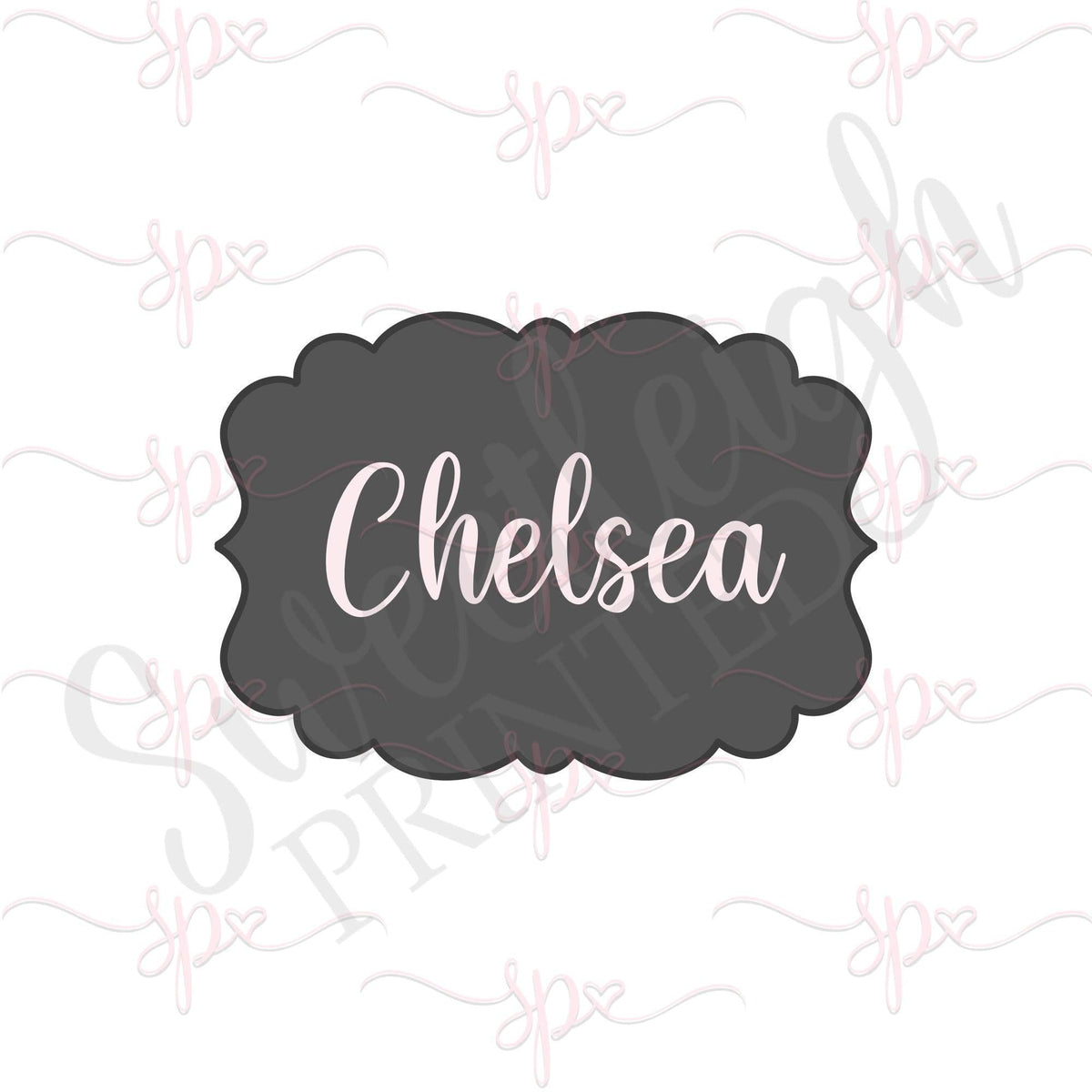 Chelsea Plaque Cookie Cutter - Sweetleigh 