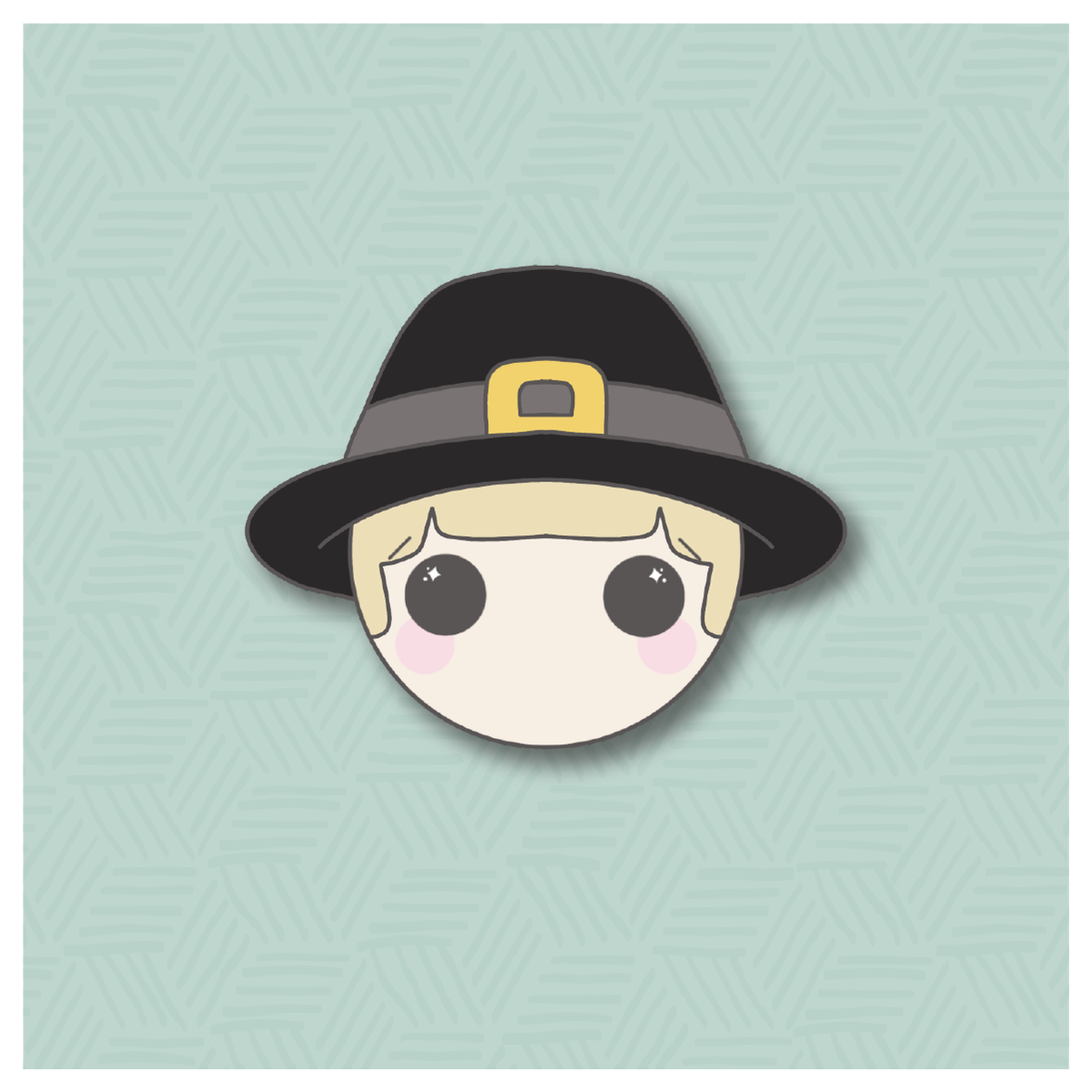 Chibi Pilgrim Cookie Cutter