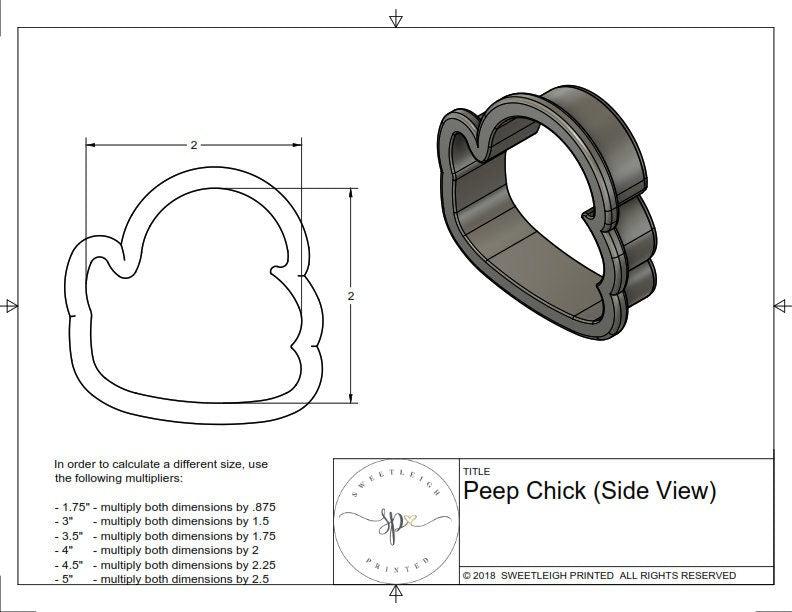Chick 4 Cookie Cutter - Sweetleigh 