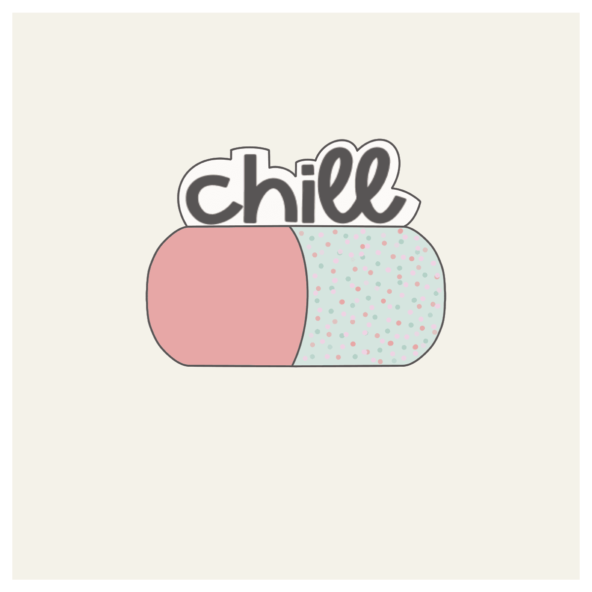 Chill Pill Cookie Cutter - Sweetleigh 