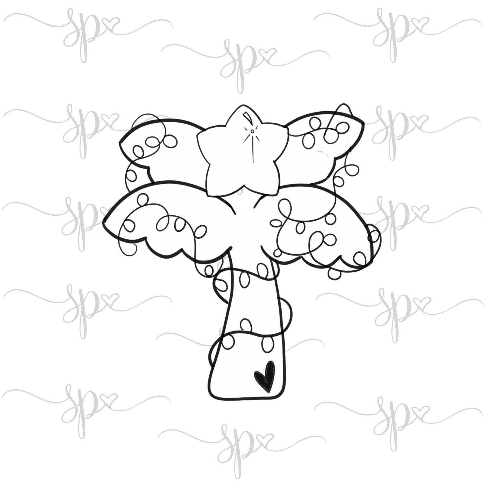 Christmas Palm Tree Cookie Cutter - Sweetleigh 