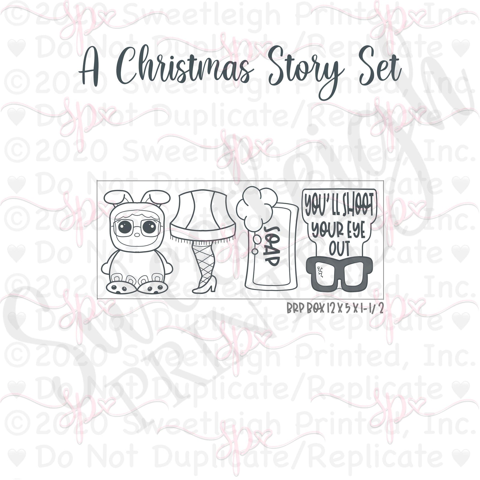 Christmas Story Cookie Cutter Set - Sweetleigh 