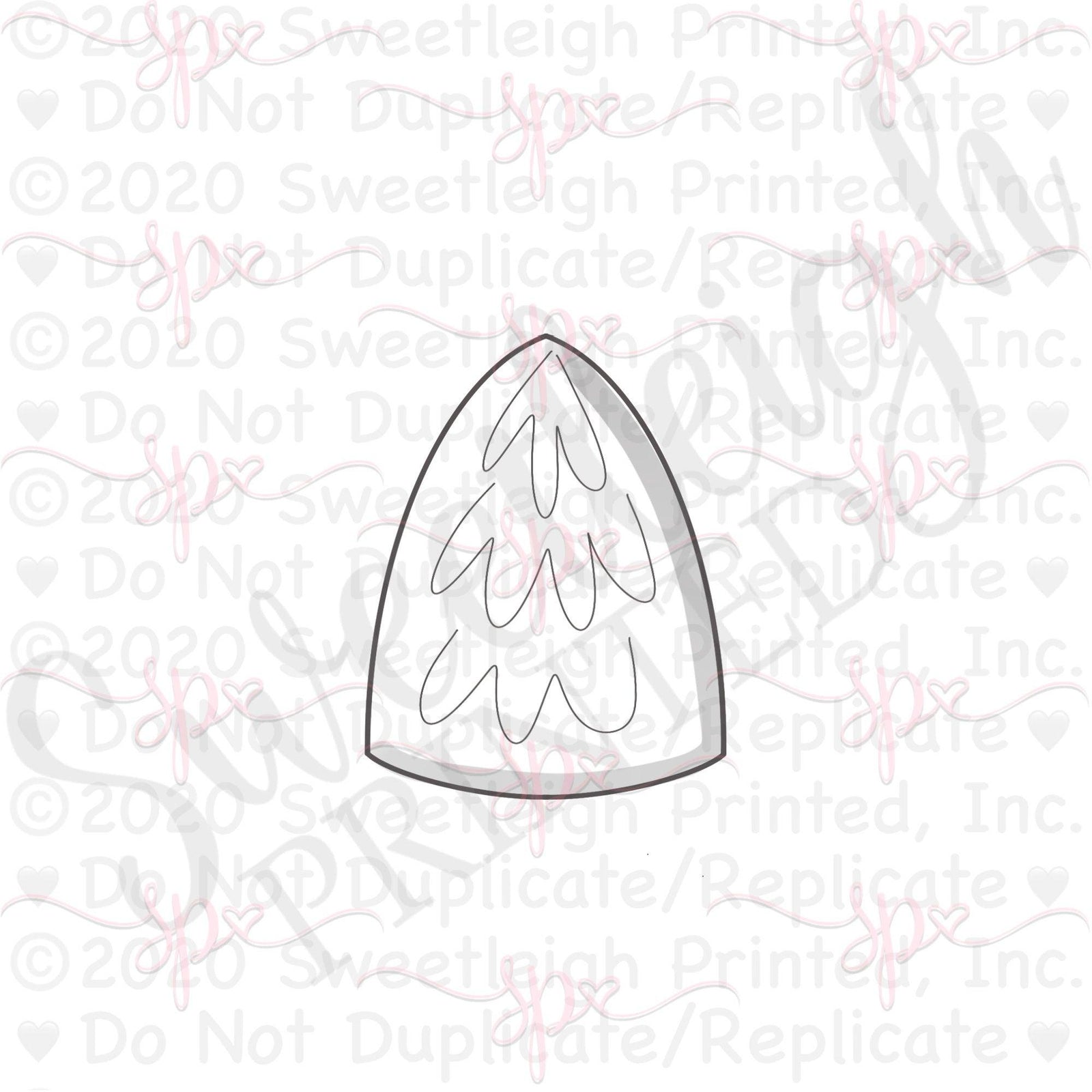 Christmas Tree 1 Cookie Cutter - Sweetleigh 