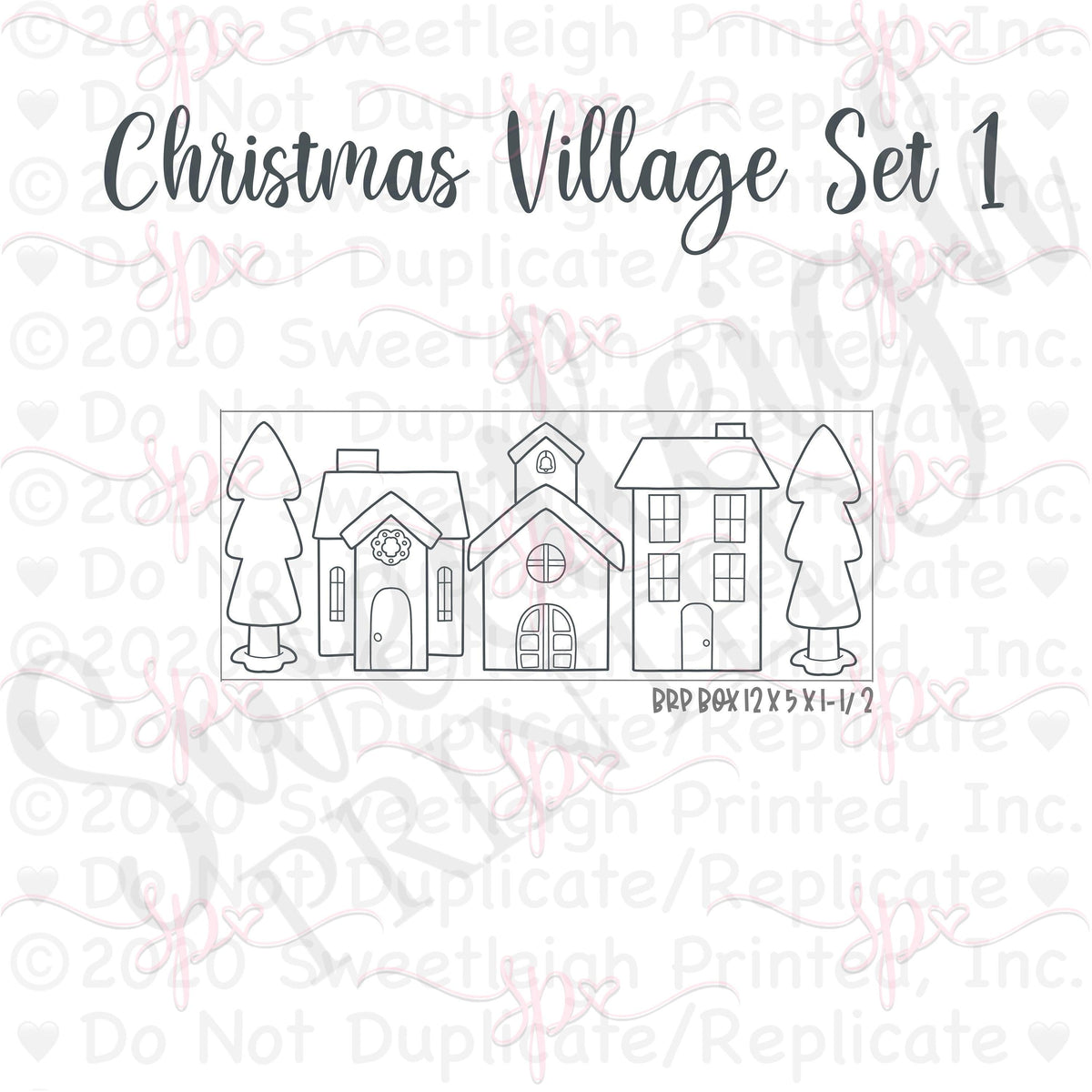 Christmas Village Cookie Cutter Sets - Sweetleigh 