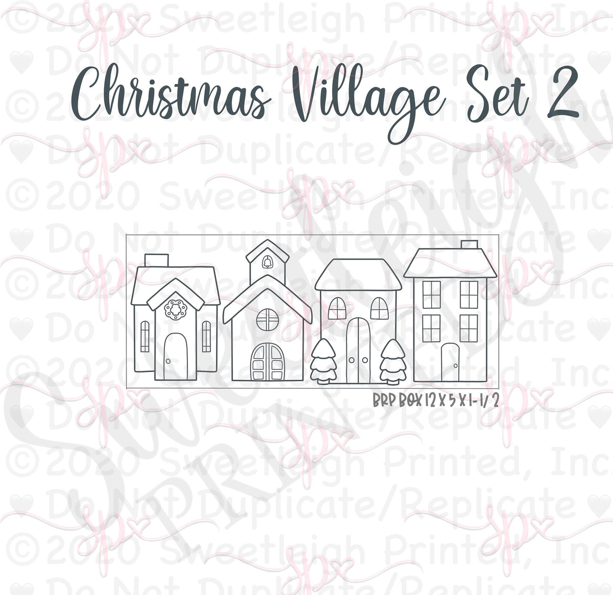 Christmas Village Cookie Cutter Sets - Sweetleigh 