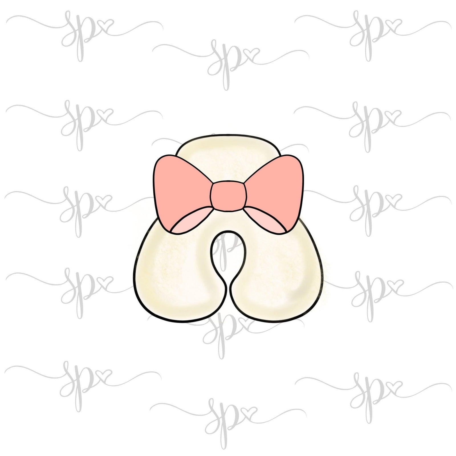 Chubby Bowtie Wishbone Cookie Cutter - Sweetleigh 