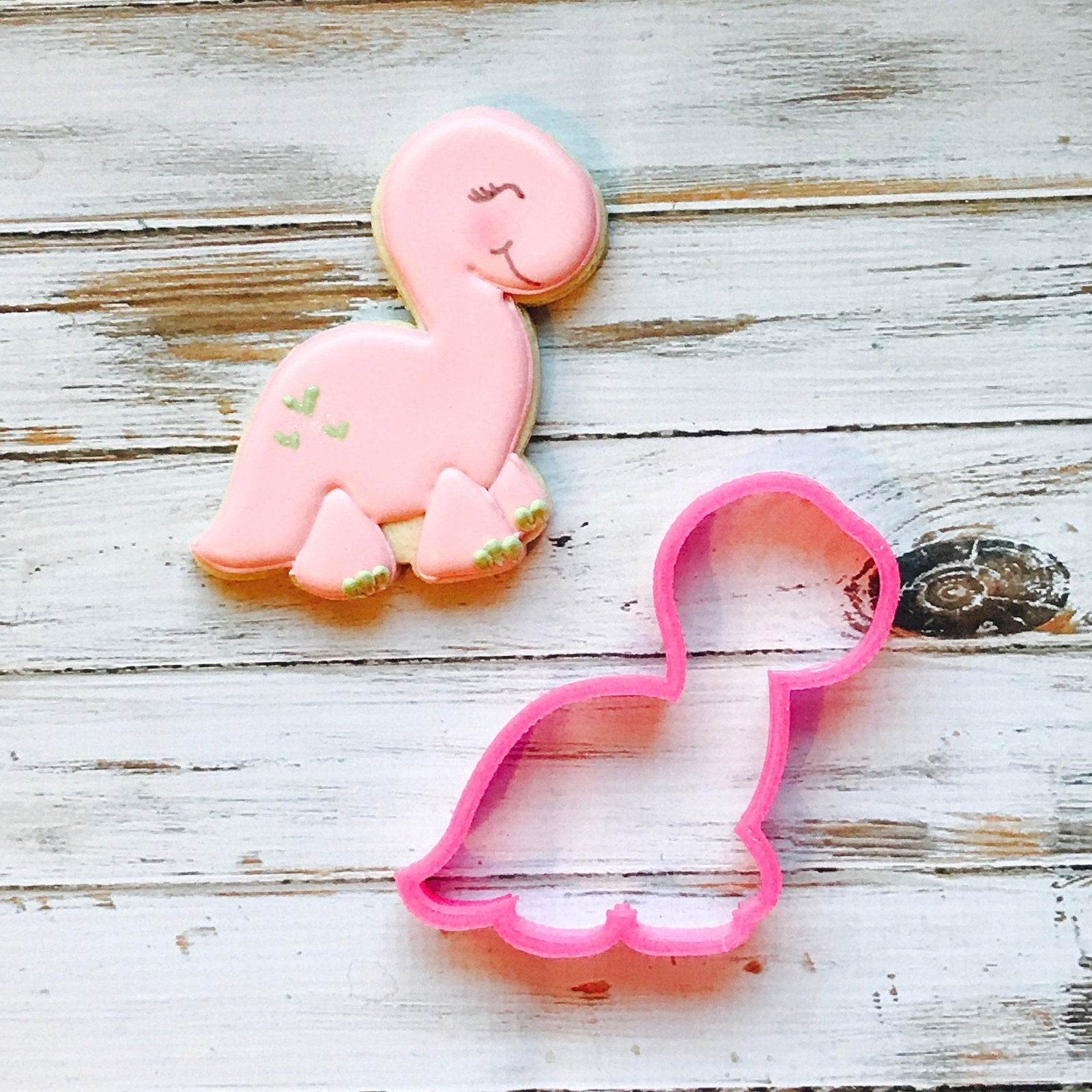 Chubby Brontosaurus Cookie Cutter - Sweetleigh 