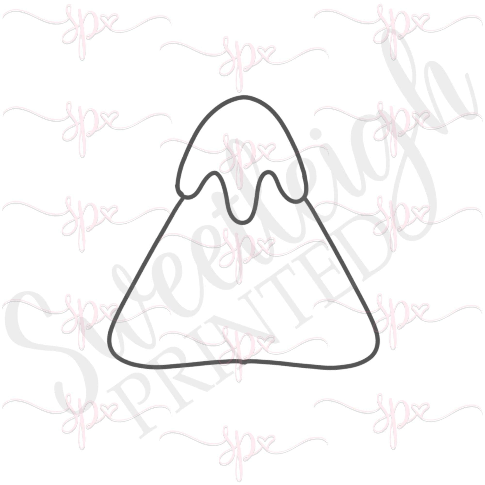 Chubby Mountain Cookie Cutter - Sweetleigh 