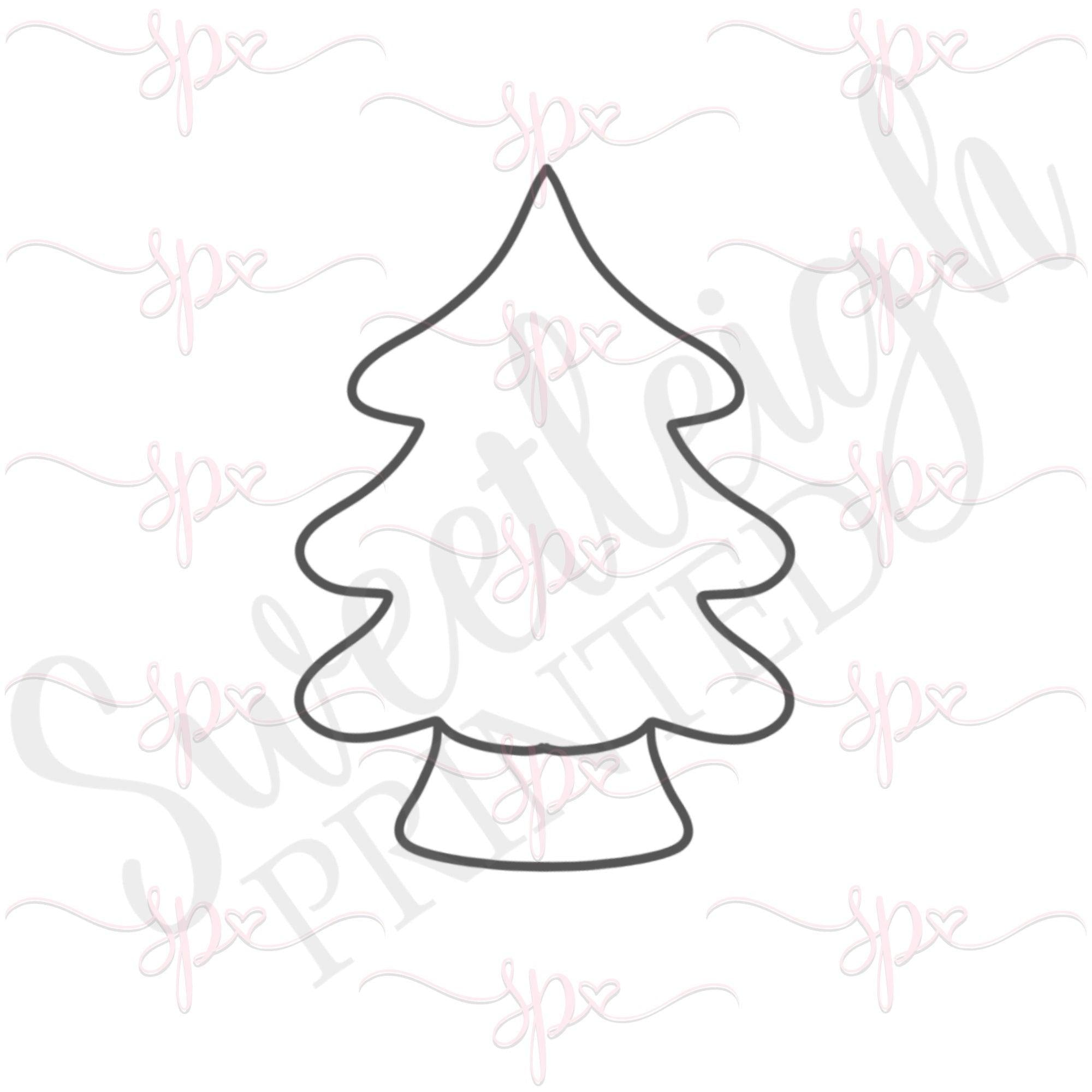 Chubby Pine Tree Cookie Cutter - Main Image