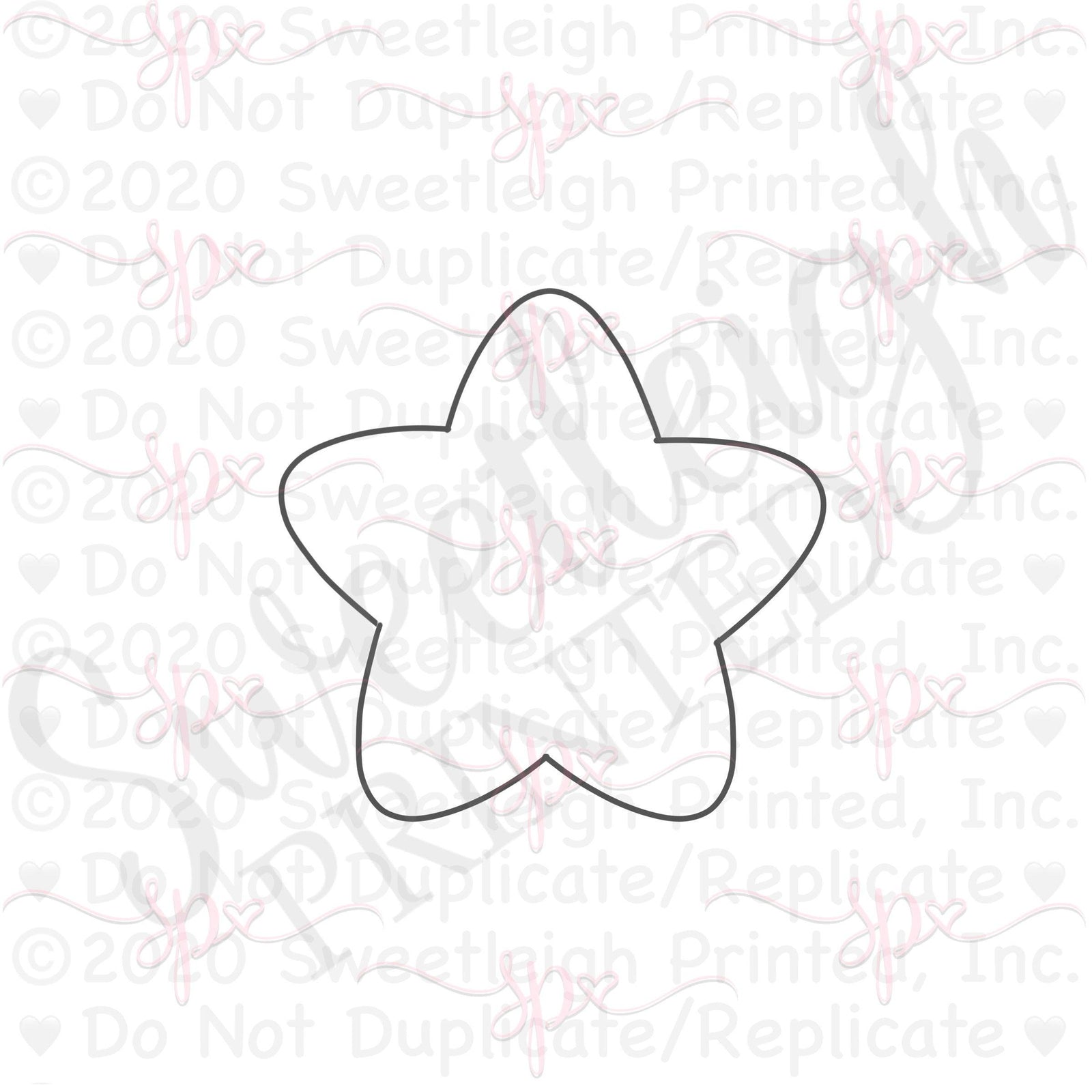 Chubby Star Cookie Cutter - Sweetleigh 