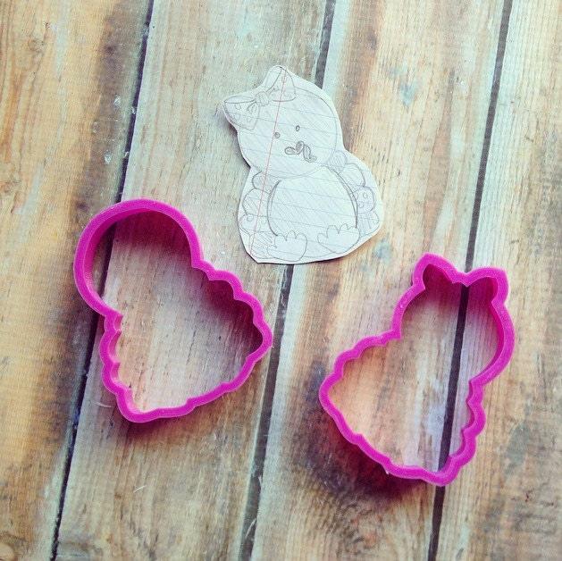Chubby Tom & Chubby Tilly Turkey Cookie Cutters - Sweetleigh 