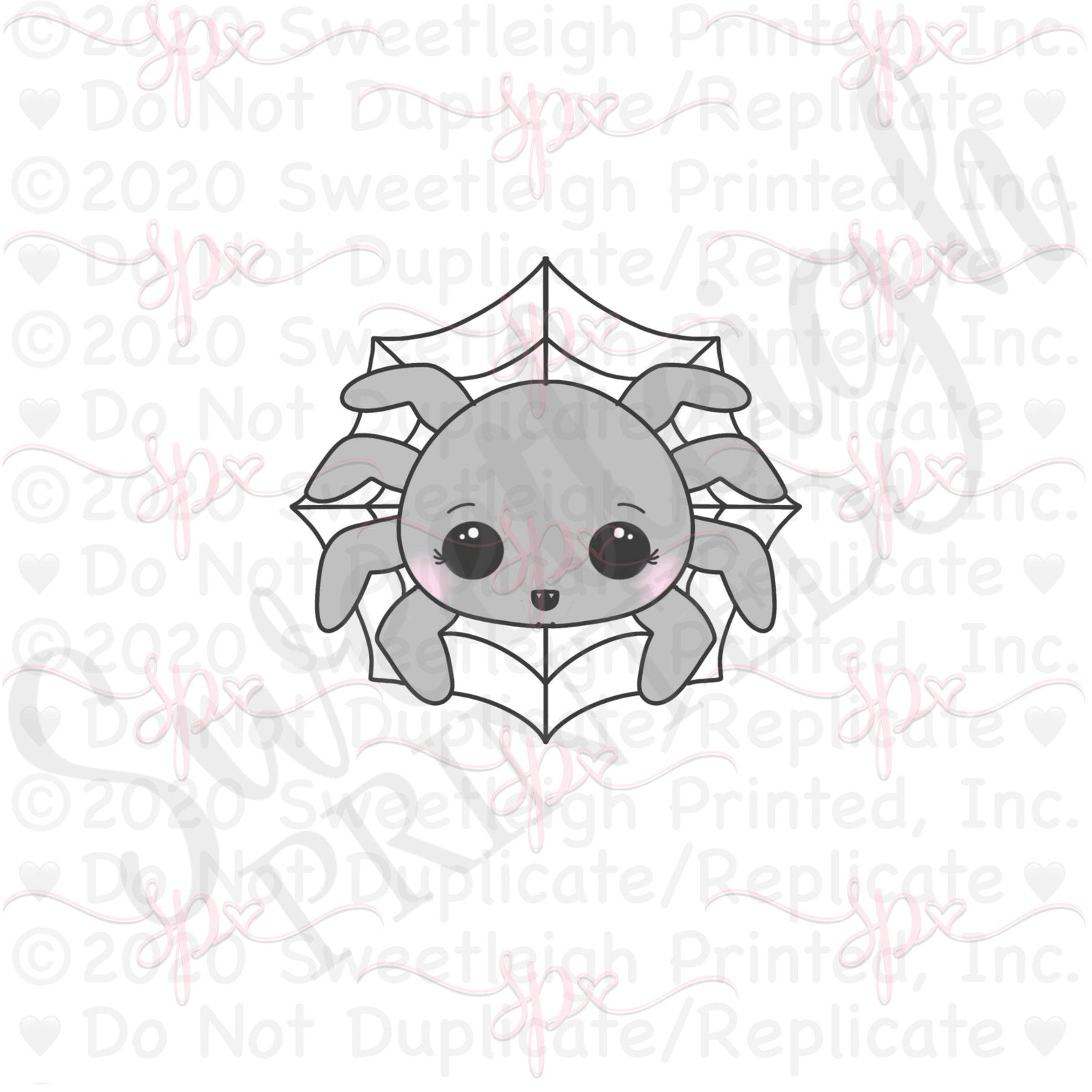 Chubby Web Spider Cookie Cutter - Sweetleigh 