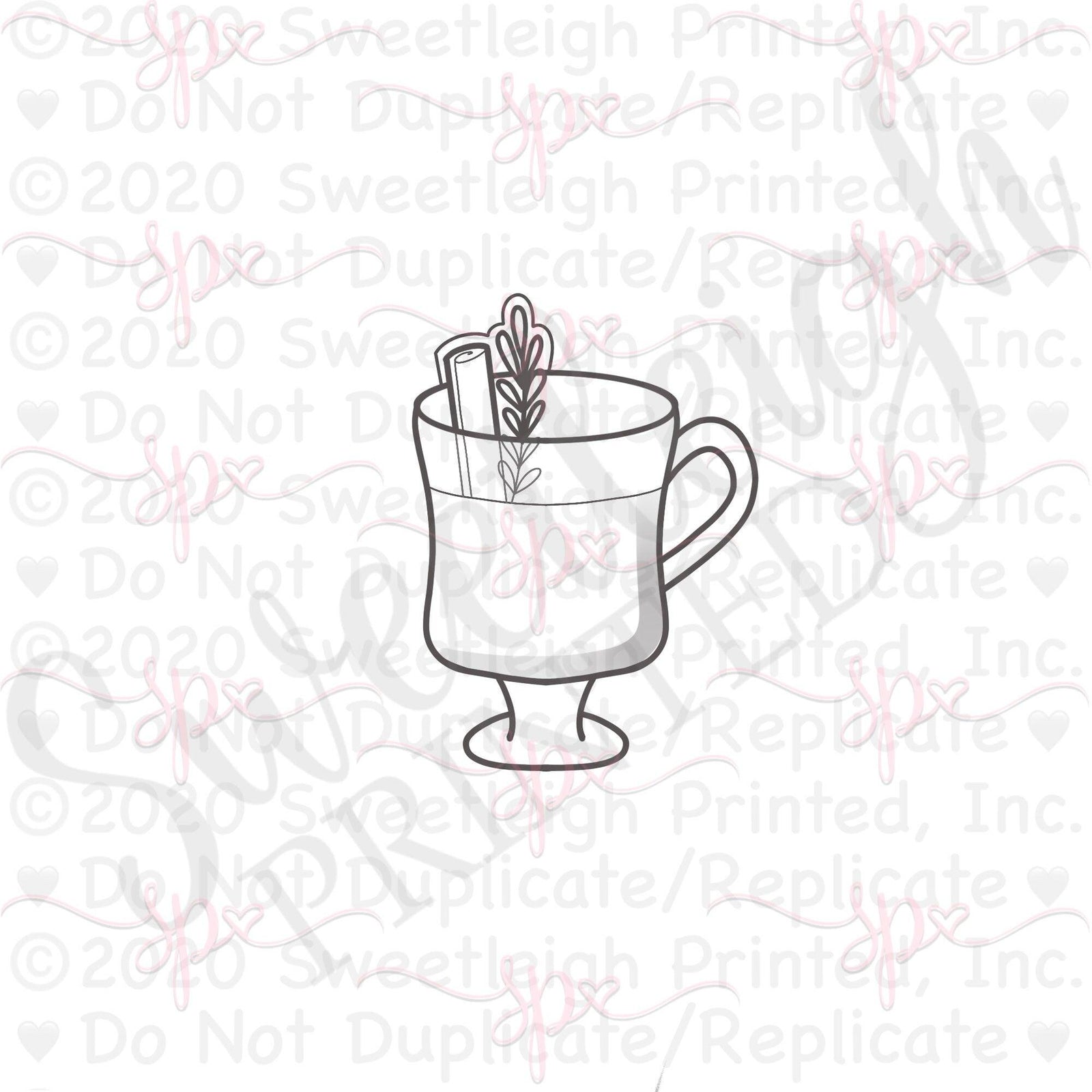 Cider Glass Cookie Cutter - Sweetleigh 