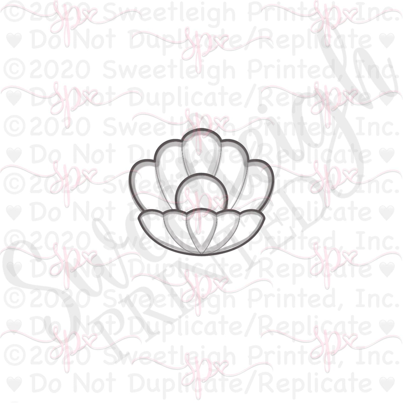 Clam Cookie Cutter - Sweetleigh 