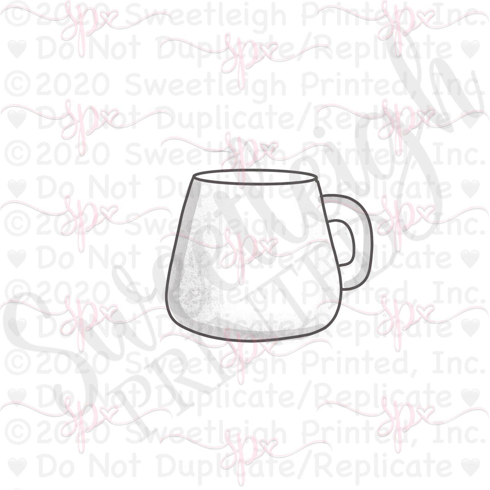 Clay Mug Cookie Cutter - Sweetleigh 
