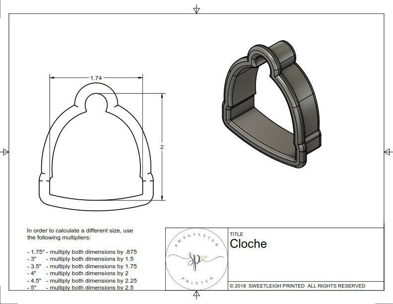 Cloche Cookie Cutter - Sweetleigh 