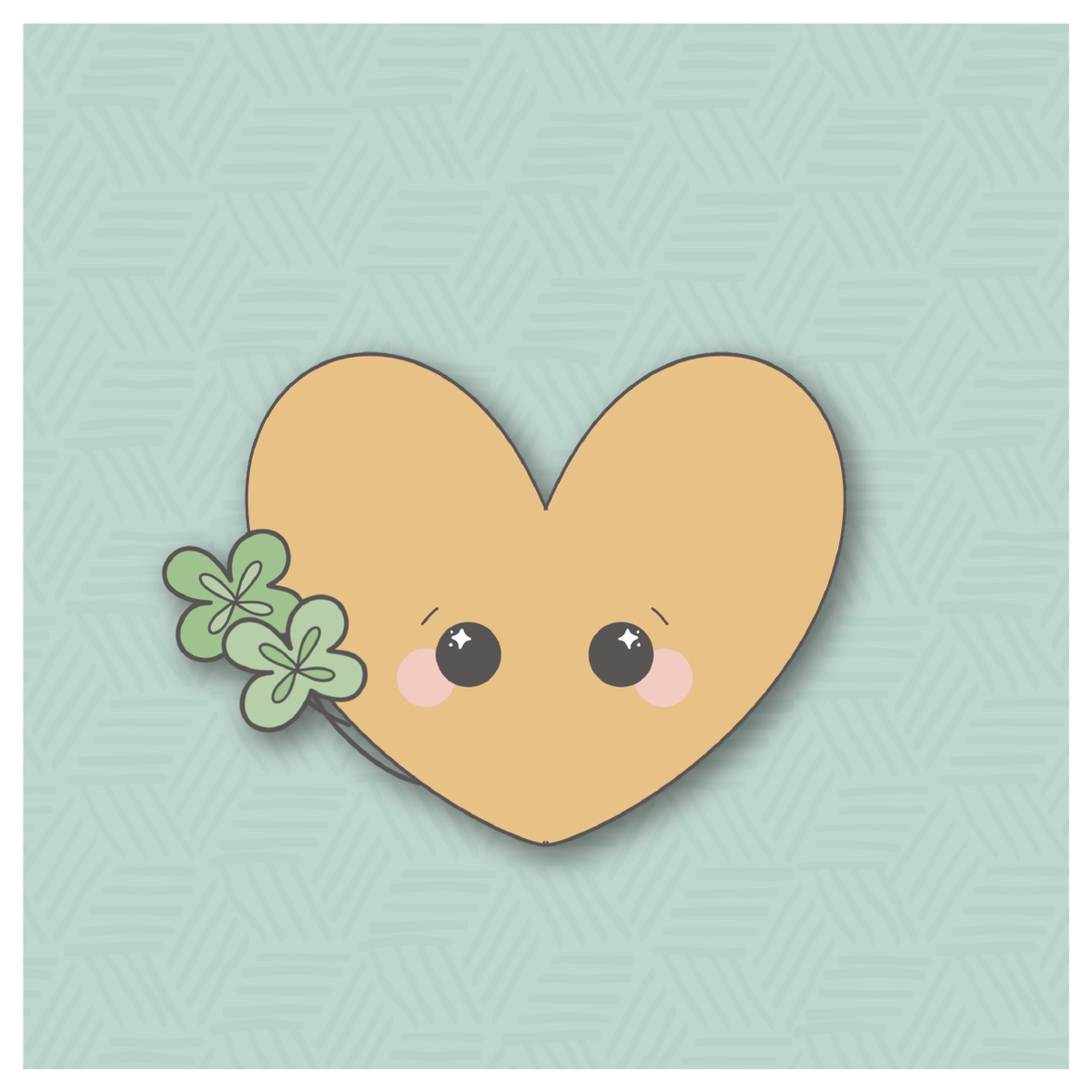 Clover Heart Cookie Cutter