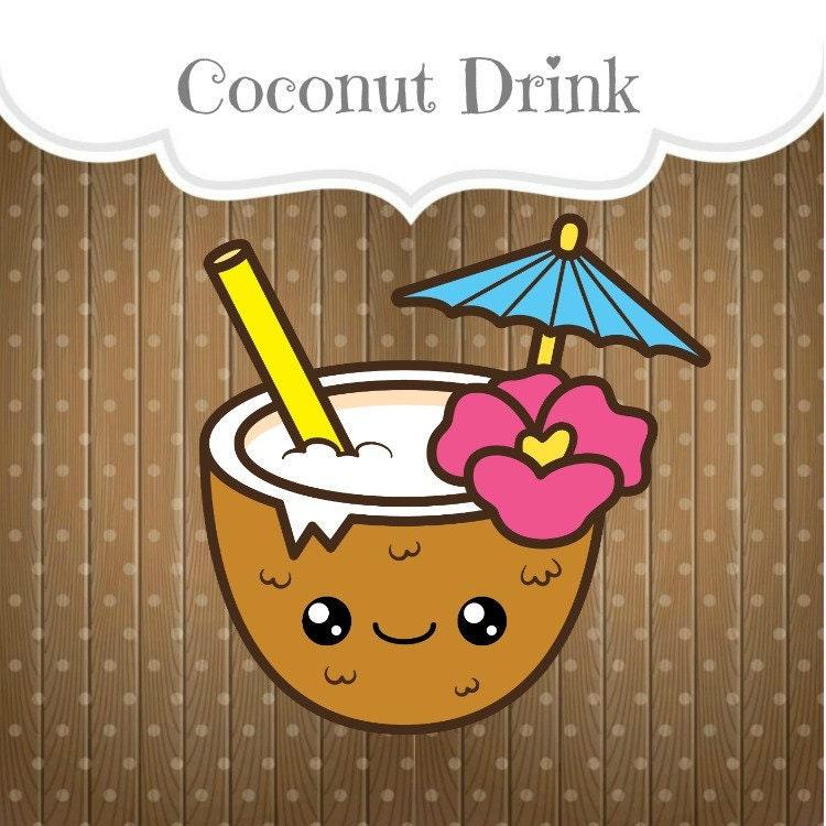 Coconut Drink Cookie Cutter - Sweetleigh 