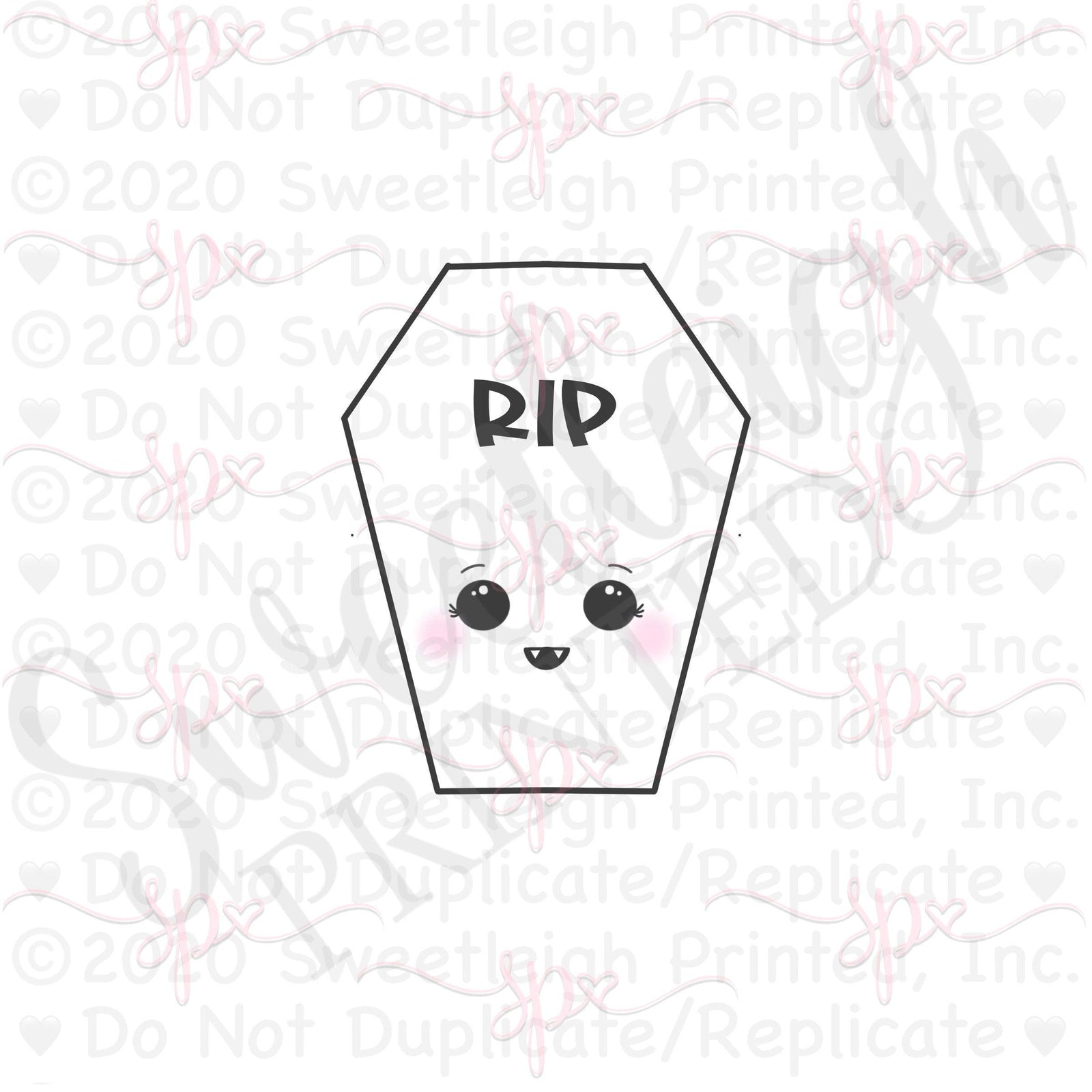 Coffin Cookie Cutter - Sweetleigh 