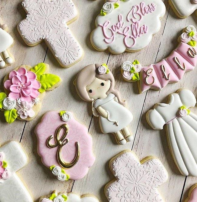 Communion Girl Cookie Cutter - Sweetleigh 