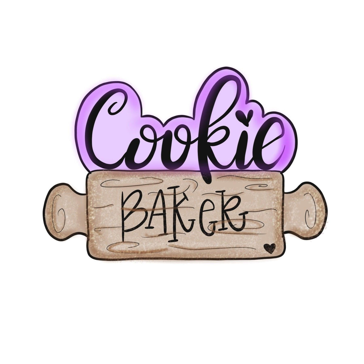 Cookie Baker Rolling Pin Cookie Cutter - Sweetleigh 