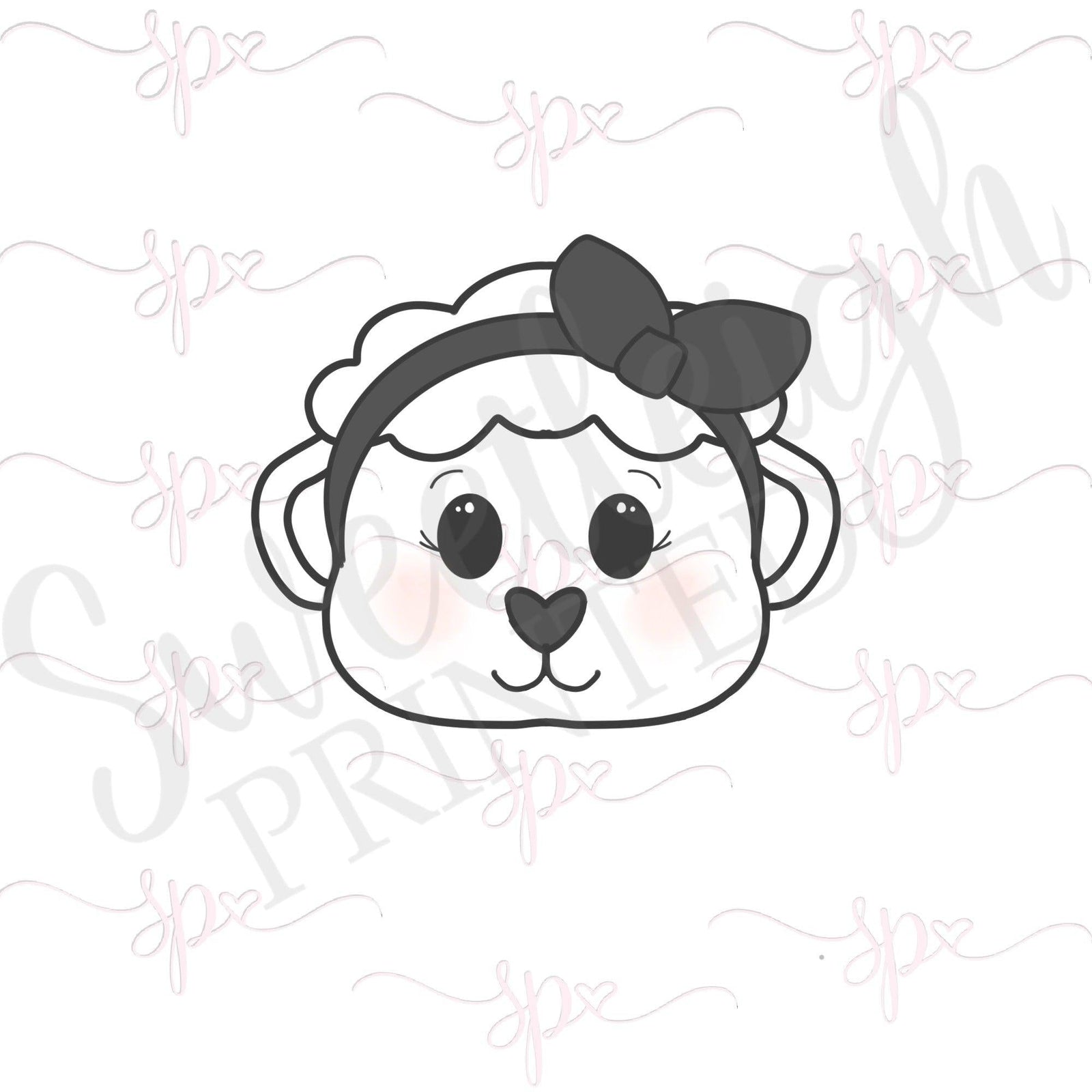 Cookier Lamb Face 2020 Cookie Cutter - Sweetleigh 