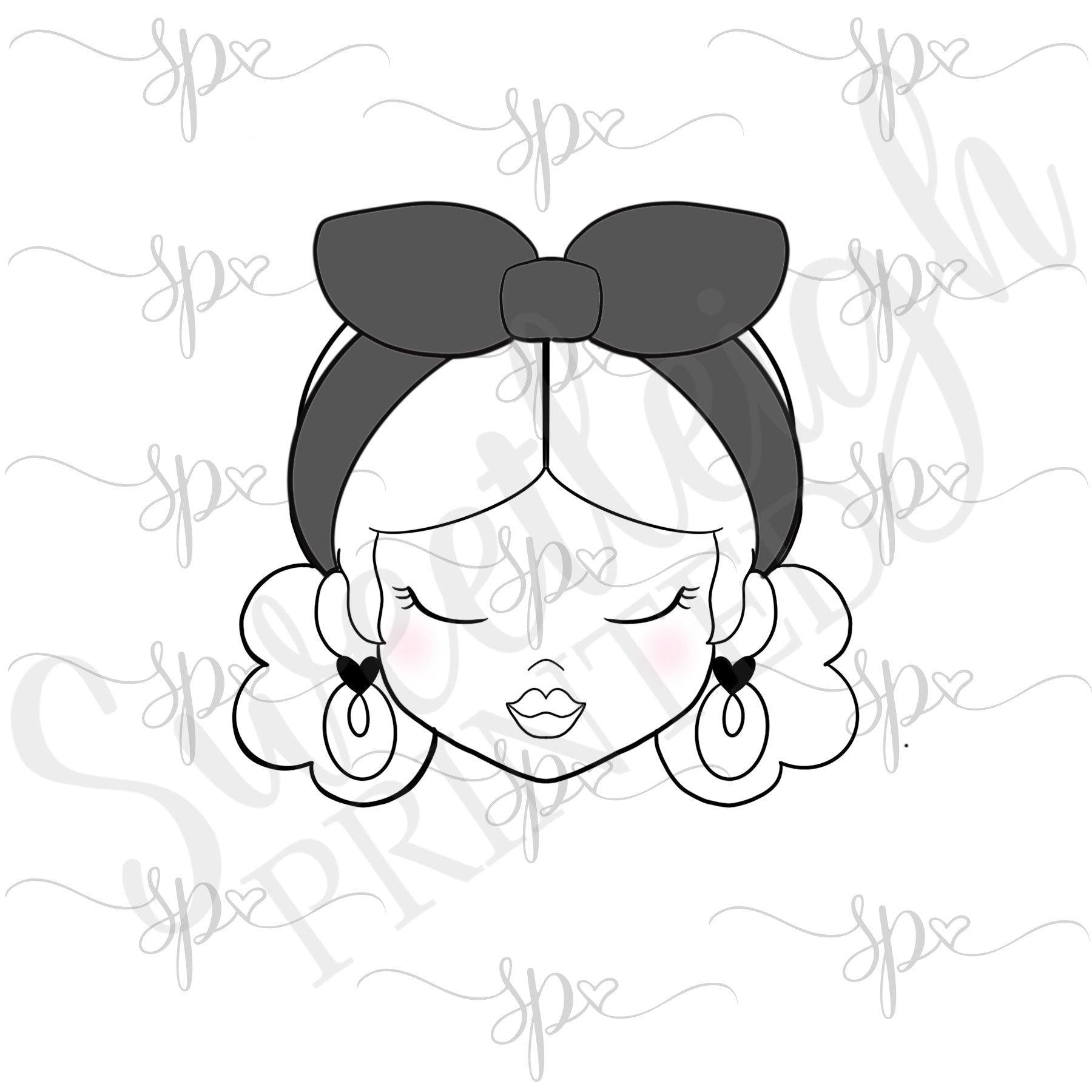 Cookier Lexi Face Cookie Cutter - Sweetleigh 