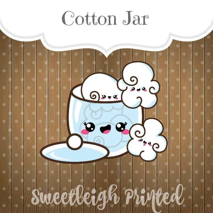 Cotton Jar Cookie Cutter - Sweetleigh 