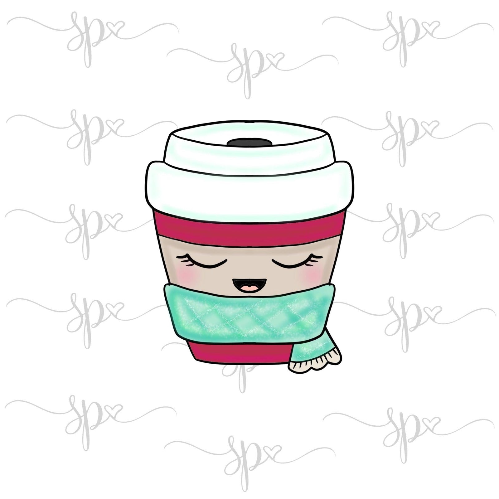 Cozy Latte Cookie Cutter - Sweetleigh 