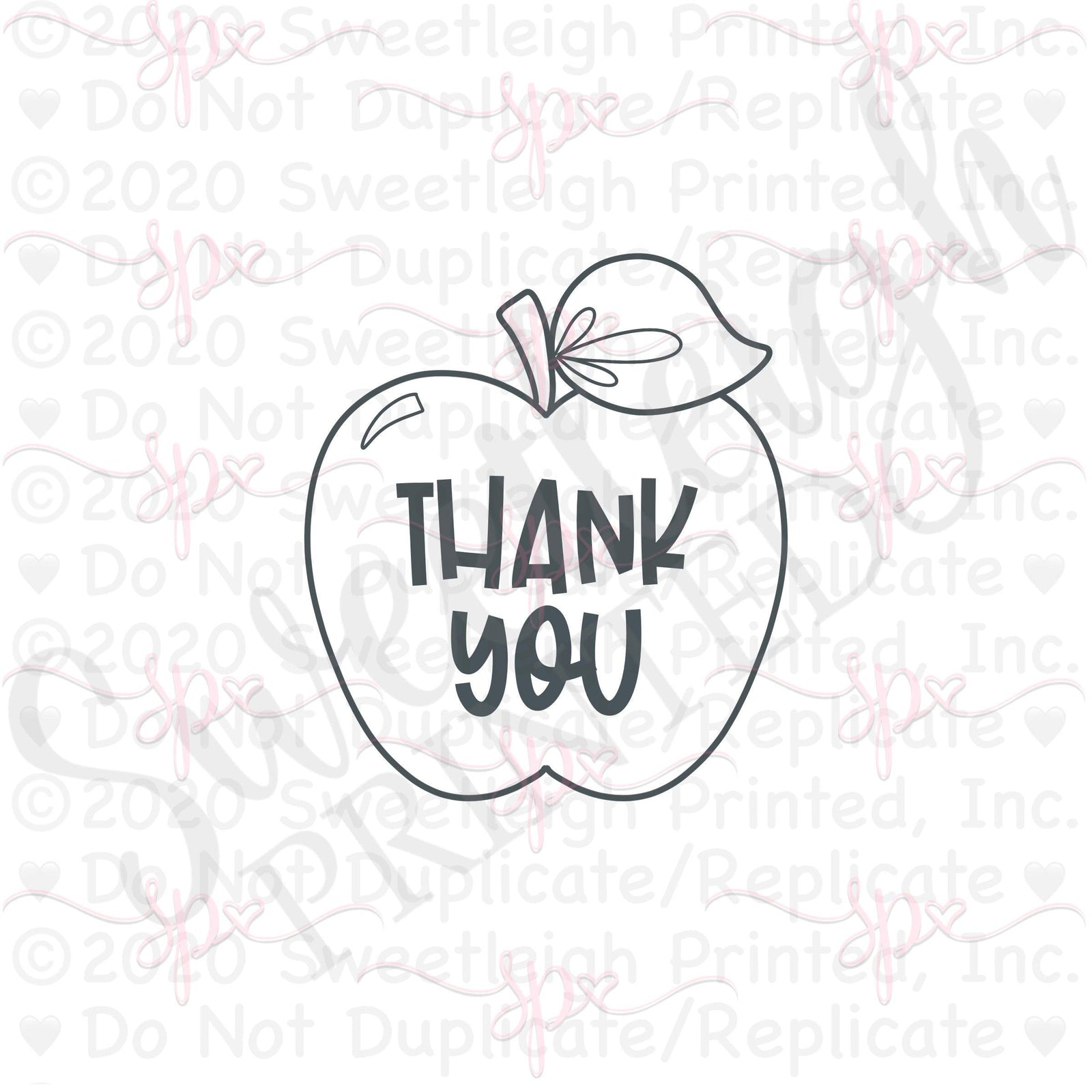 CP Apple Cookie Cutter - Sweetleigh 