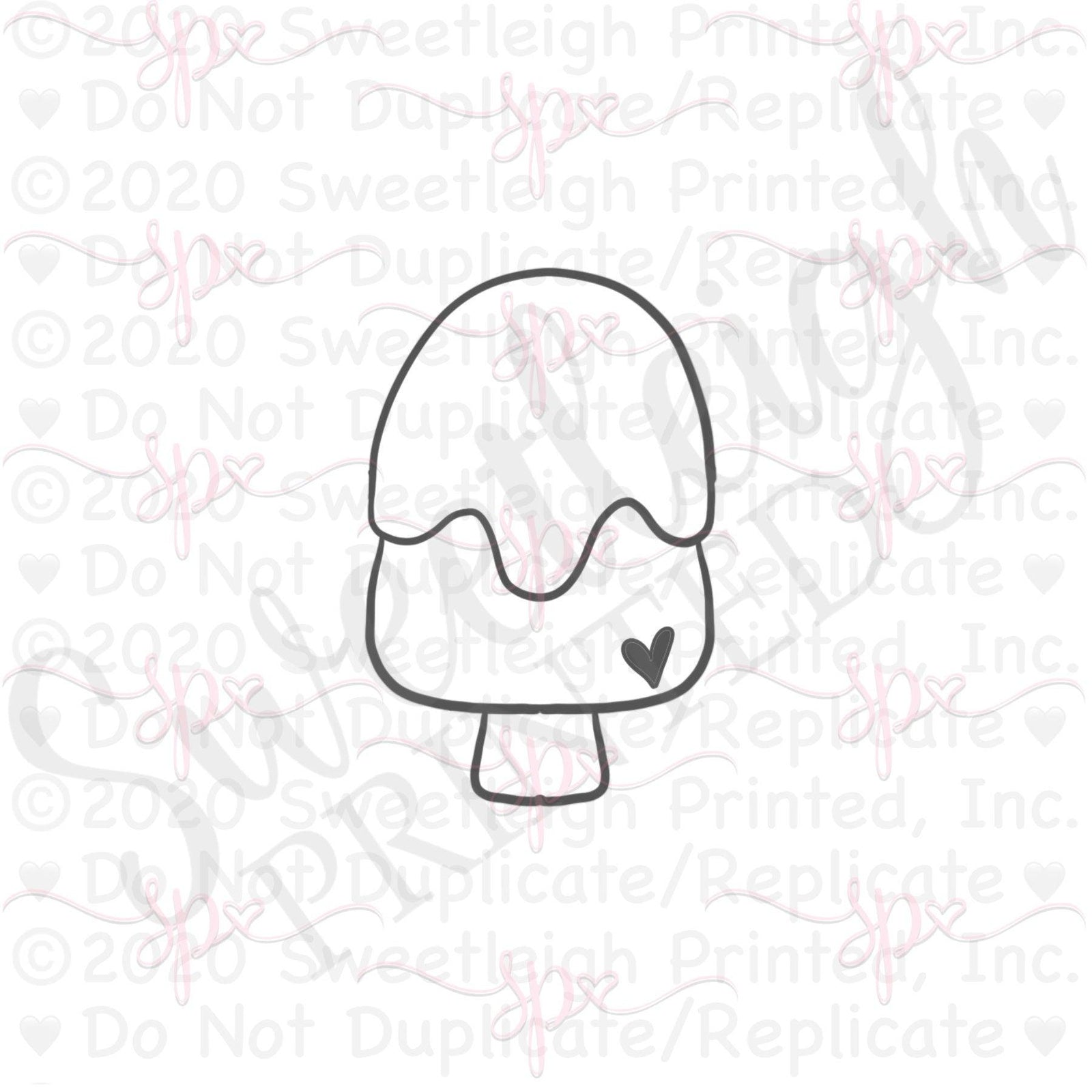 Cream Pop Cookie Cutter - Sweetleigh 