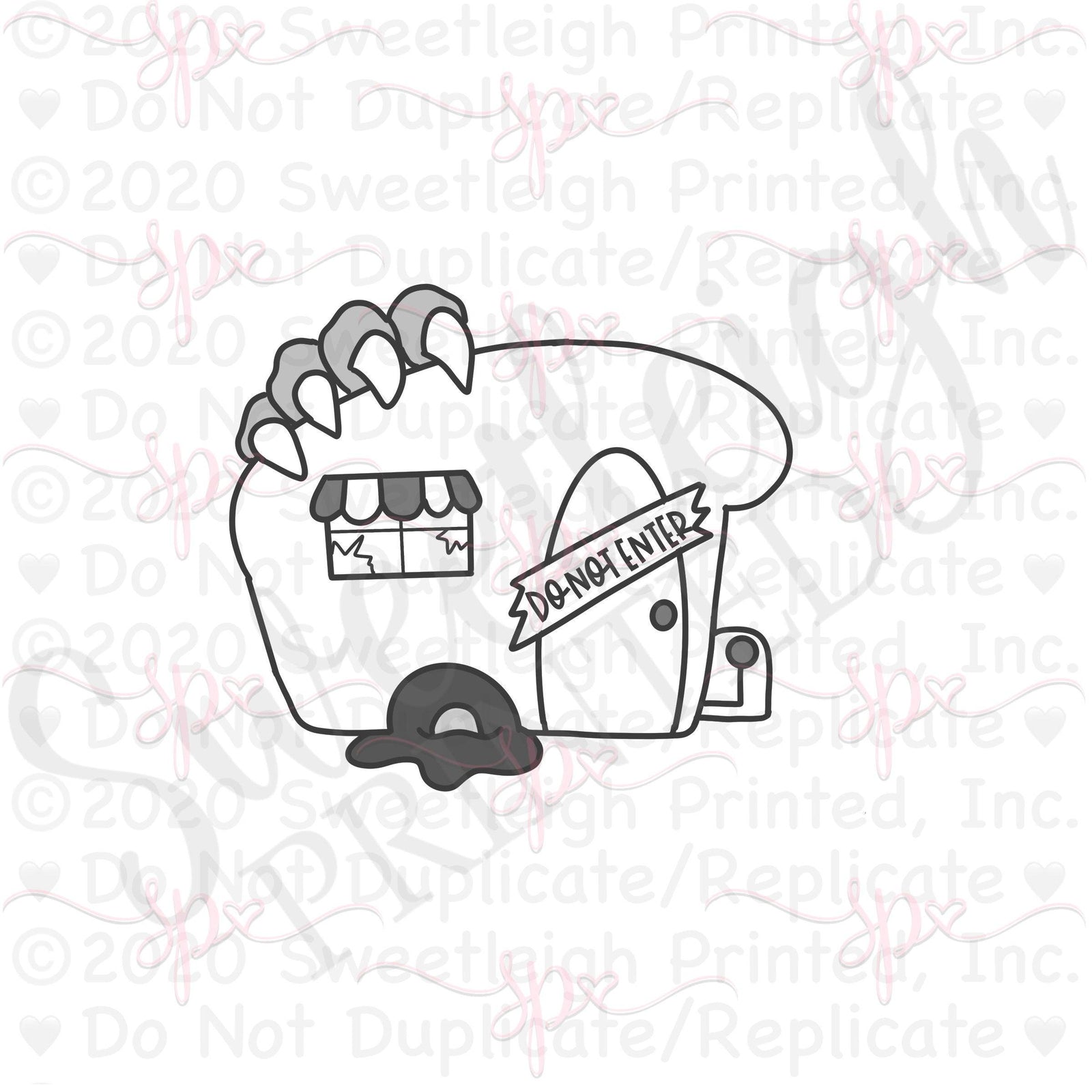 Creepy Camper Cookie Cutter - Sweetleigh 