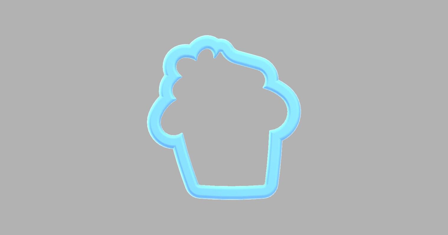 Cupcake with Heart Cookie Cutter - Sweetleigh 