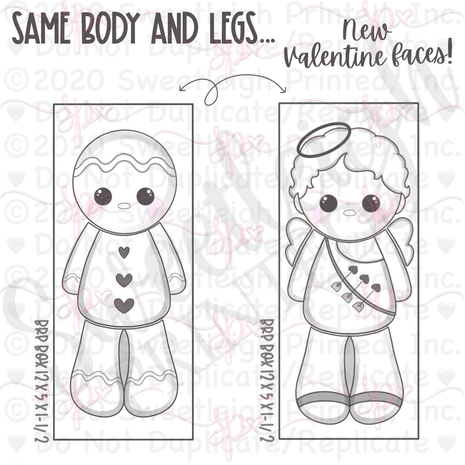 Cupid 4 Piece Cookie Cutter Set - Sweetleigh 