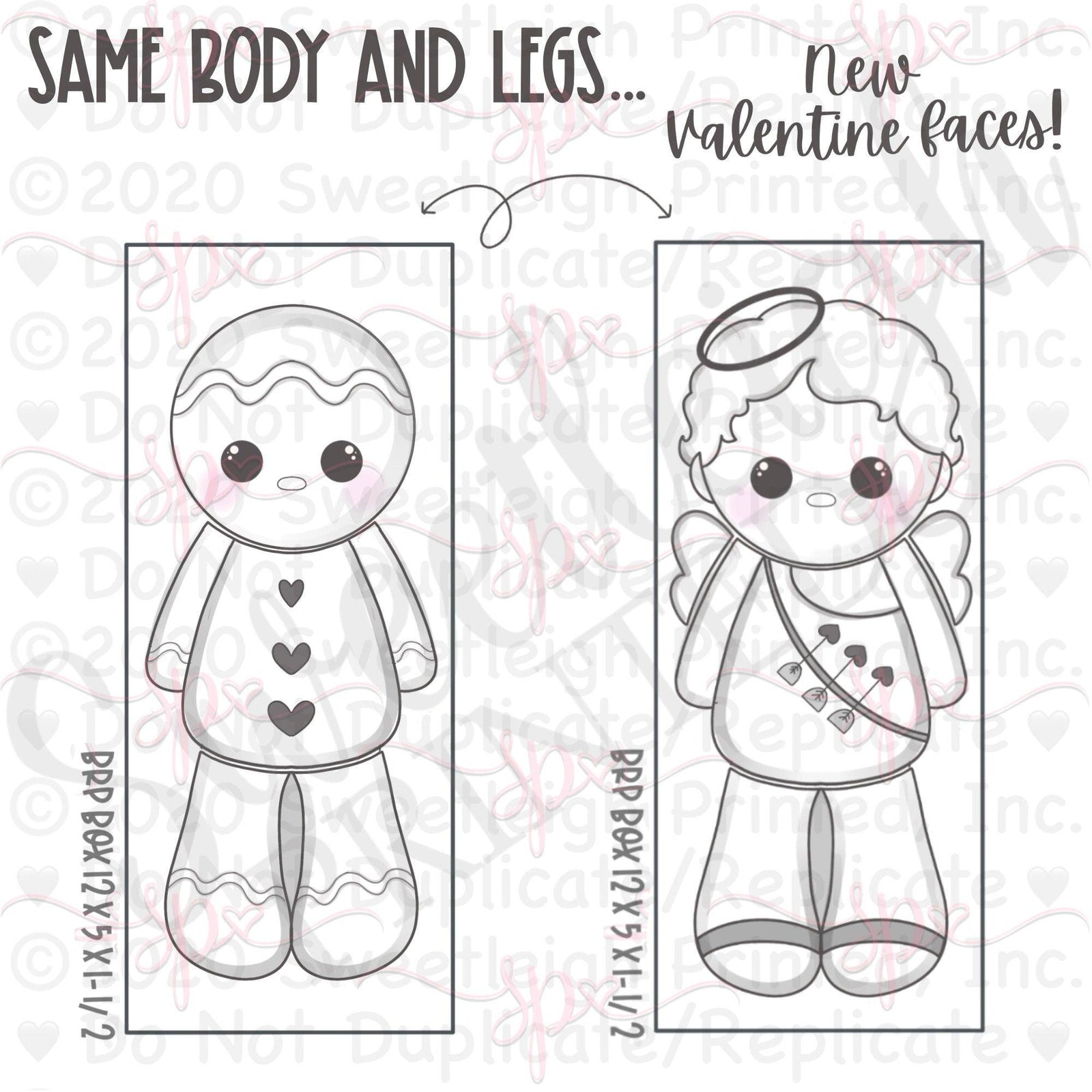 Cupid Face and Wing ADD-ON for the 3 Piece Set - Sweetleigh 