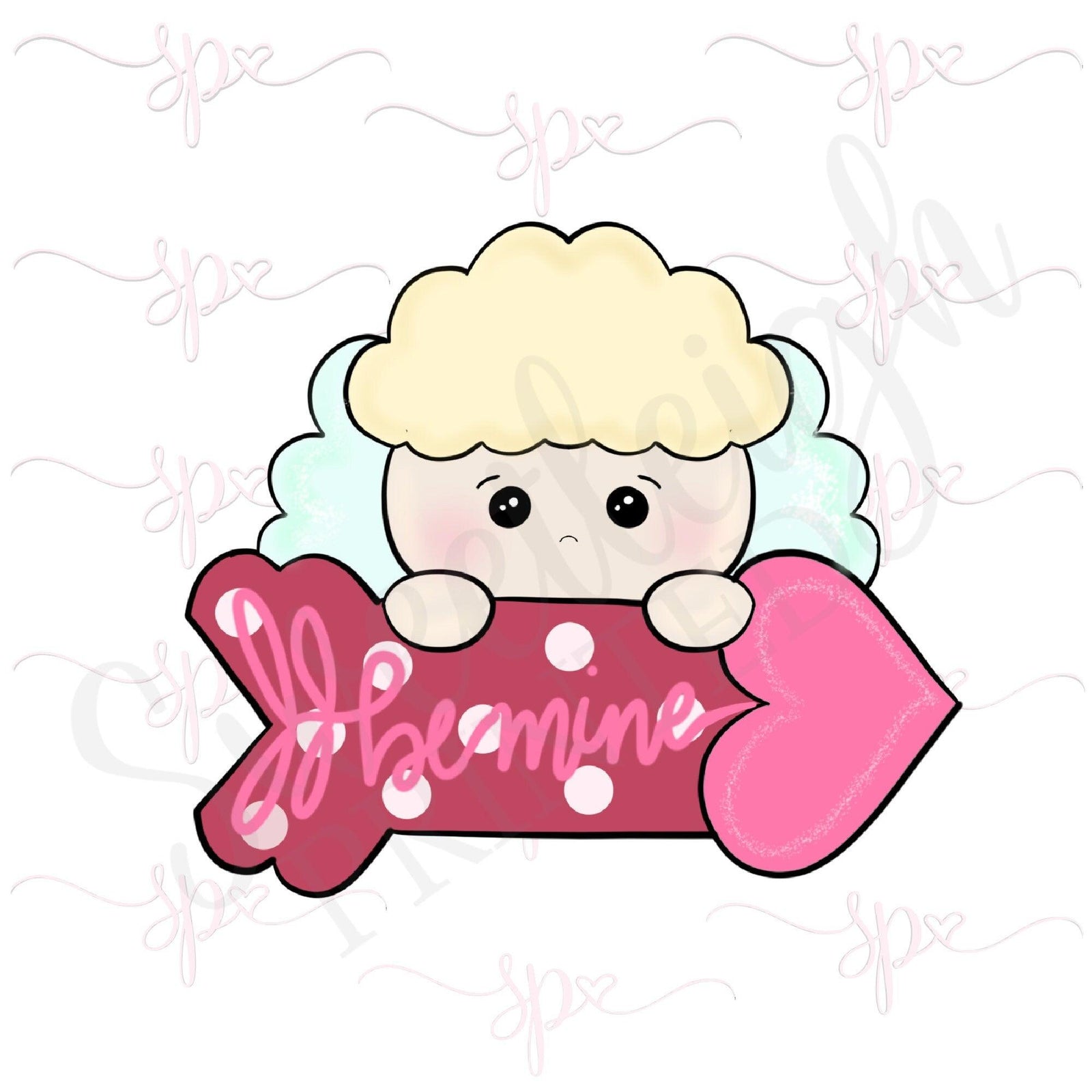 Cupid Plaque Cookie Cutter - Sweetleigh 