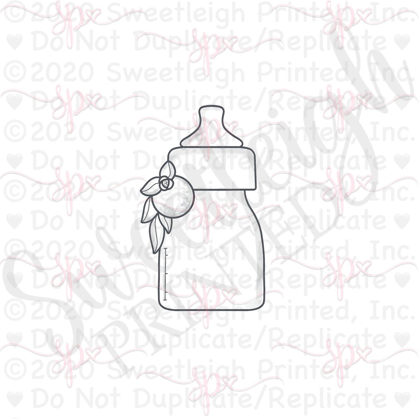 Cutie Baby Bottle Cookie Cutter - Sweetleigh 