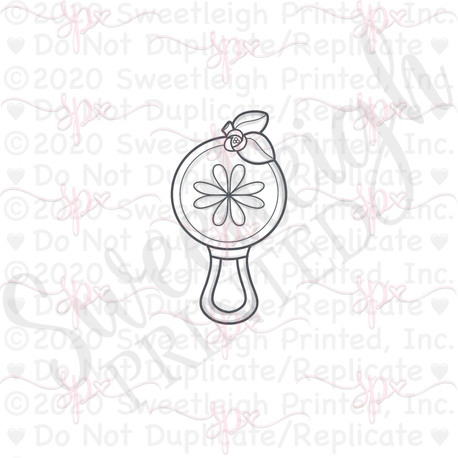 Cutie Rattle 1 Cookie Cutter - Sweetleigh 