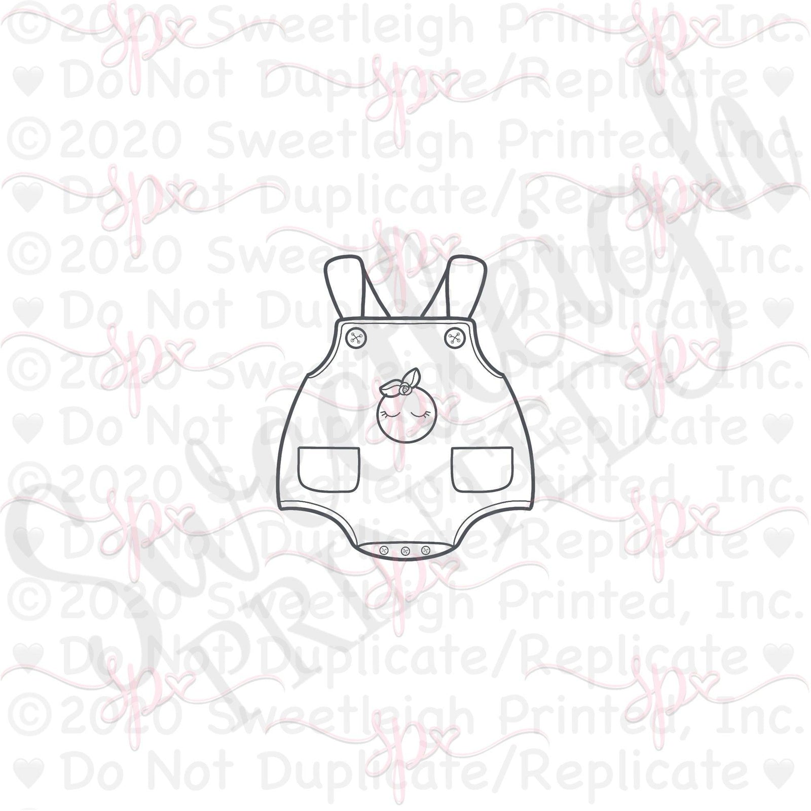 Cutie Romper Cookie Cutter - Sweetleigh 