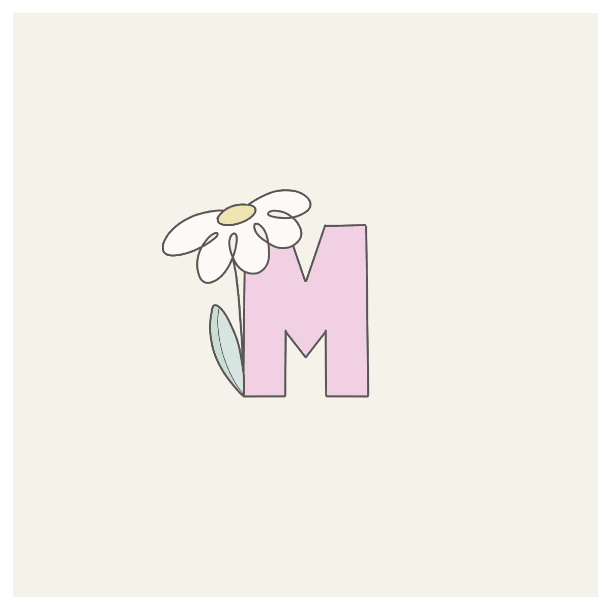 Daisy M Cookie Cutter - Sweetleigh 