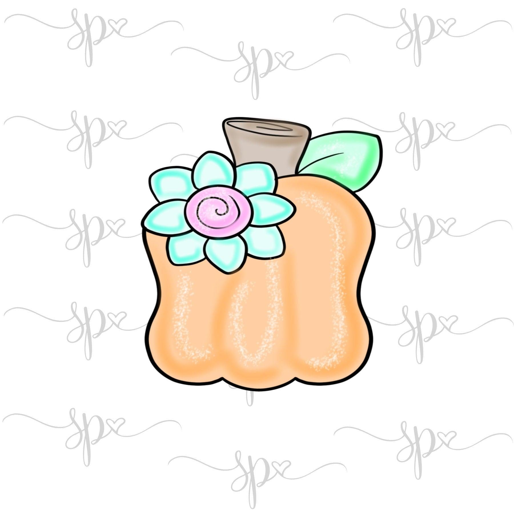 Daisy Pumpkin Cookie Cutter - Sweetleigh 