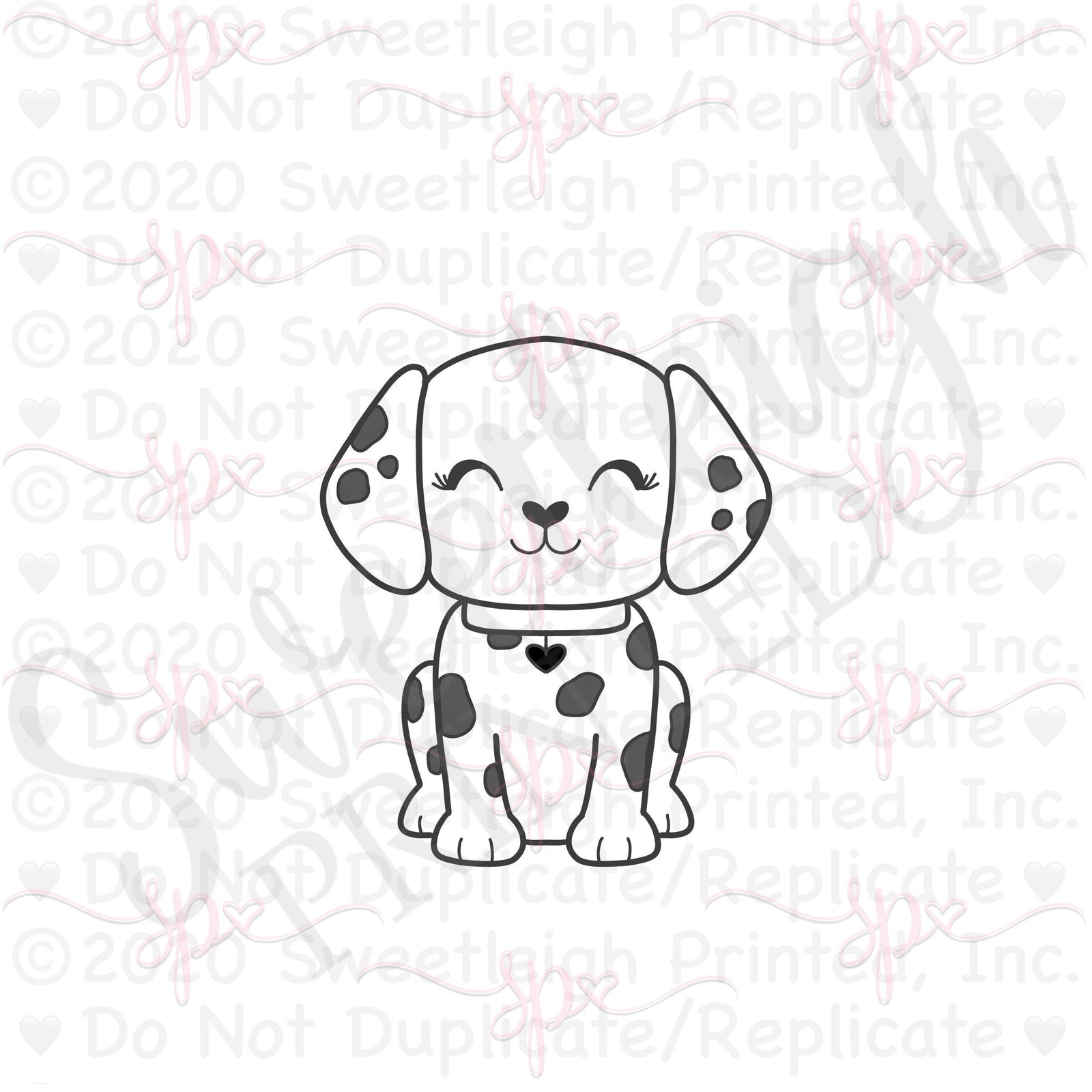 Dalmatian Cookie Cutter - Sweetleigh 