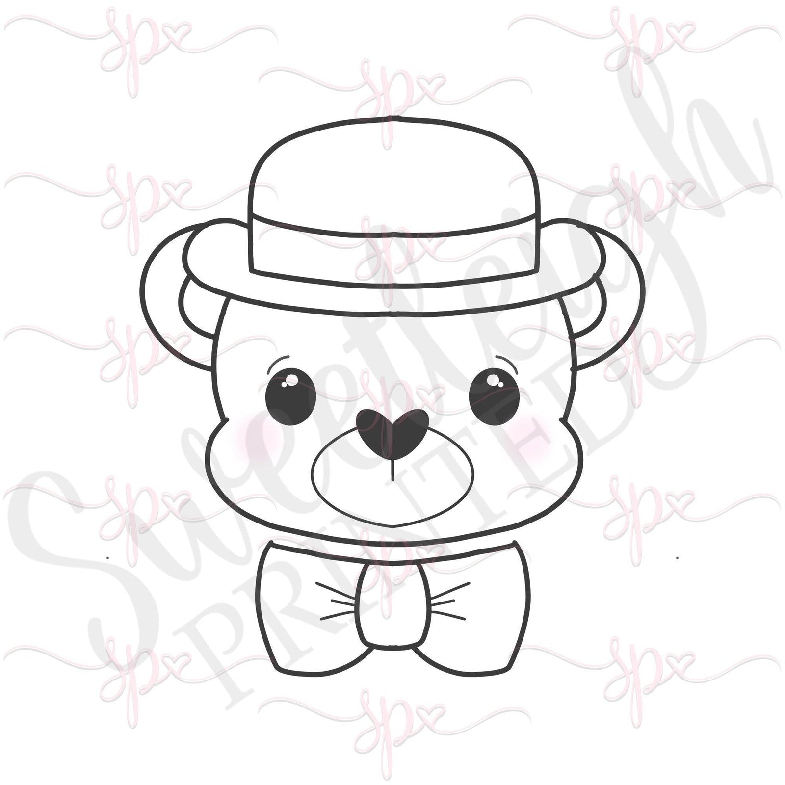 Dapper Bear 2 Piece Cookie Cutter Set - Sweetleigh 