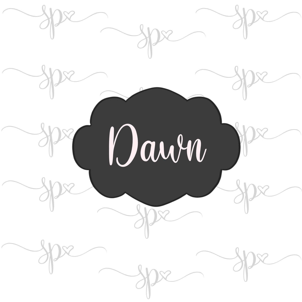 Dawn Plaque Cookie Cutter - Sweetleigh 