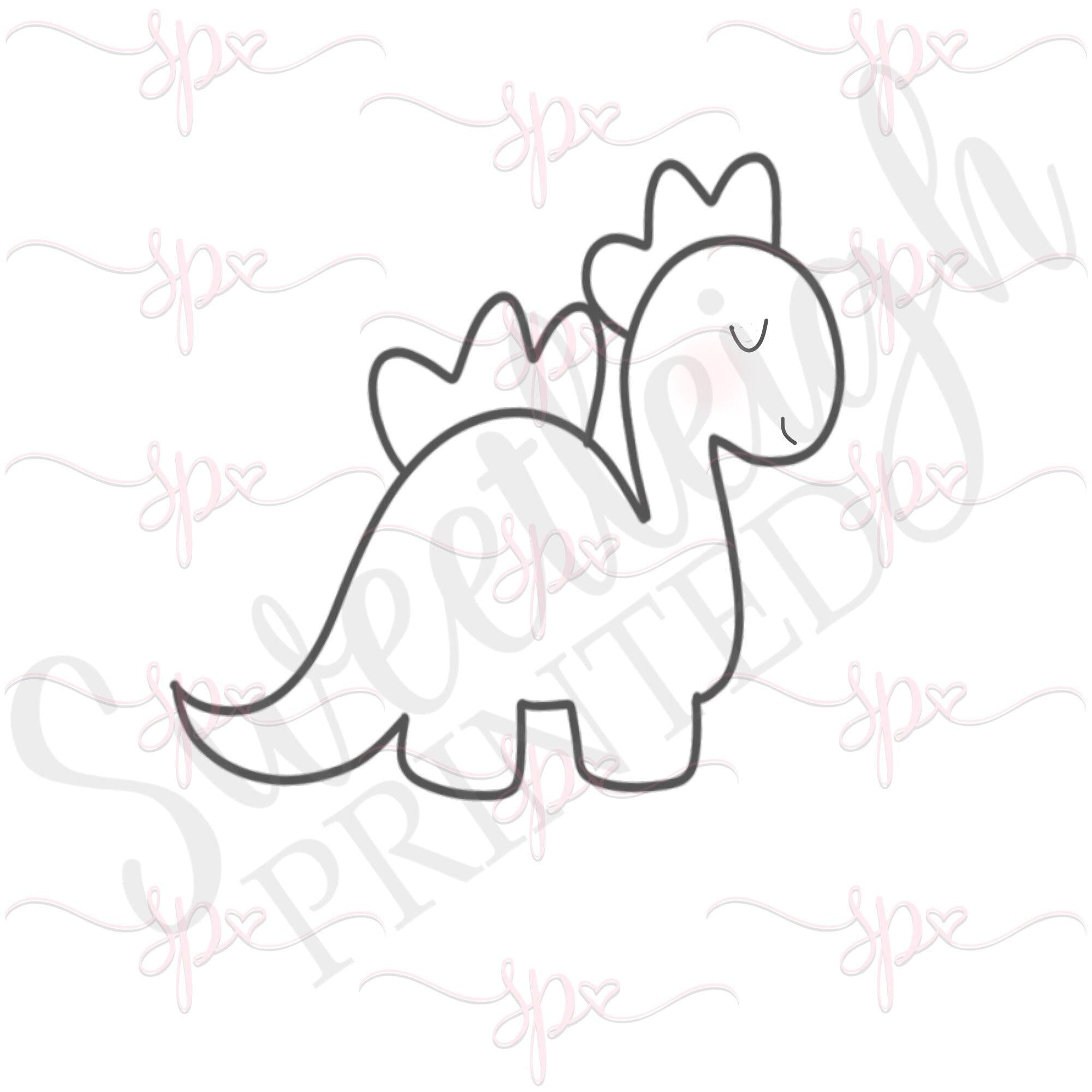 Dinosaur 1 Cookie Cutter - Sweetleigh 
