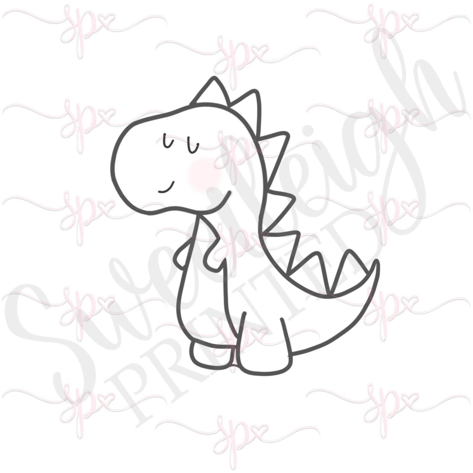 Dinosaur 3 Cookie Cutter - Sweetleigh 