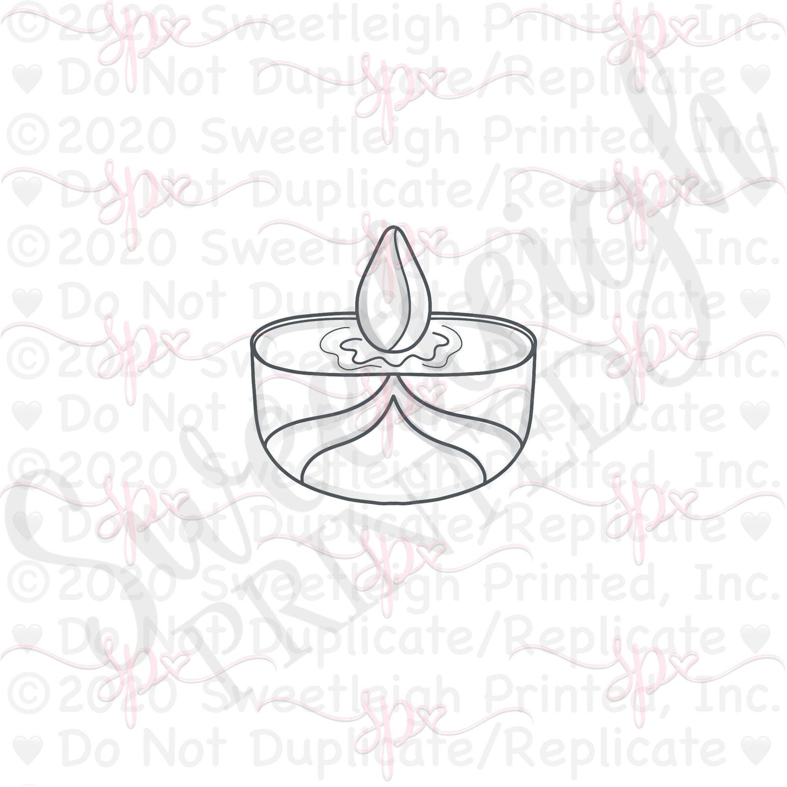 Diya Cookie Cutter - Sweetleigh 